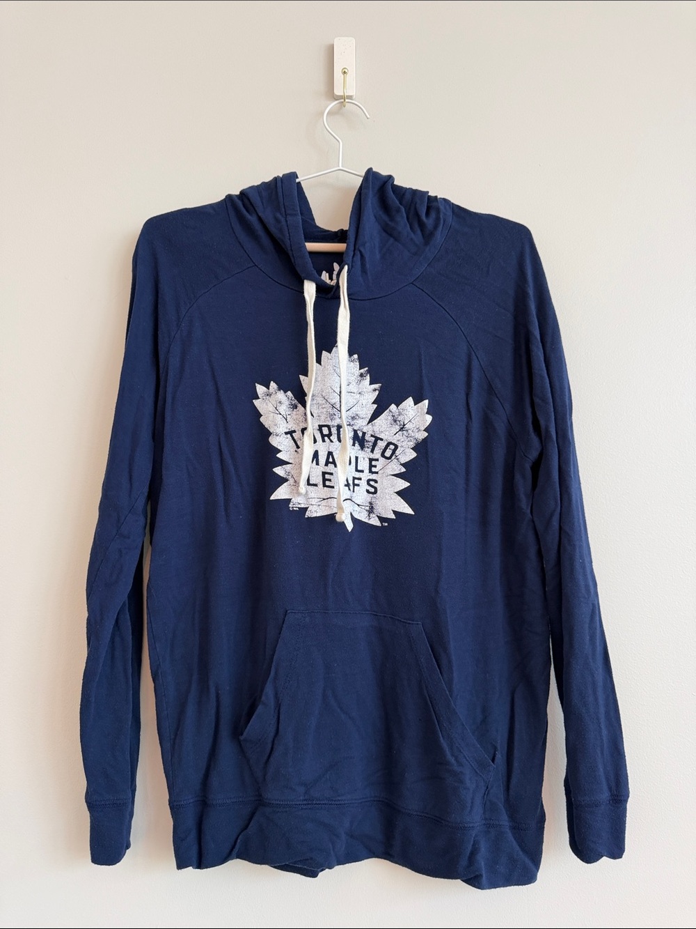 Touch by Alyssa Milano Navy Toronto Maple Leafs Hoodie - Medium